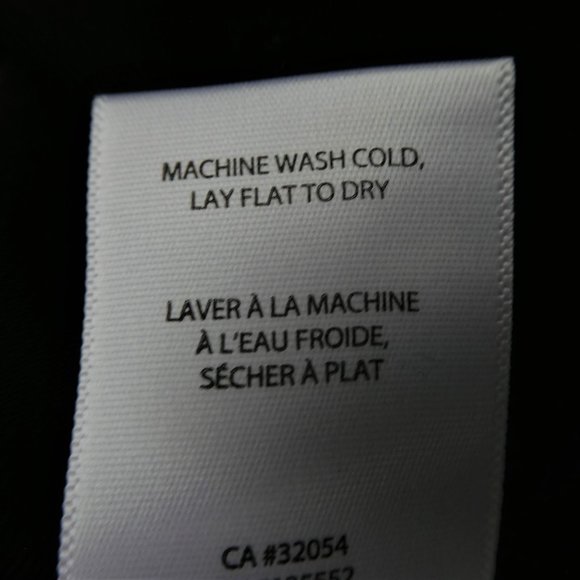 Dolan Left Coast Top Black Split V Neck Long Sleeve Button Tab Pleat XS - Picture 7 of 7